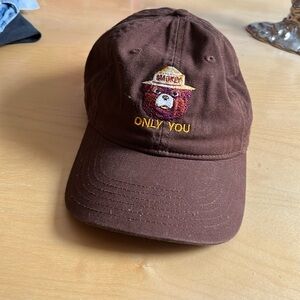 Smokey the bear embroidered hat